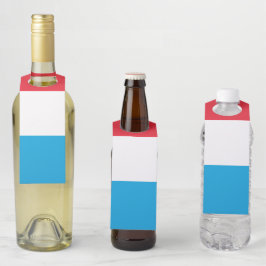 Colgador Para Botellas bandera de Luxemburgo