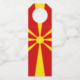 Colgador Para Botellas bandera de Macedonia del Norte