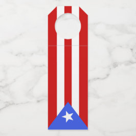 Colgador Para Botellas bandera de Puerto Rico