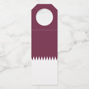 Colgador Para Botellas Bandera de Qatar
