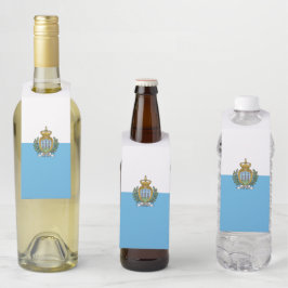 Colgador Para Botellas bandera de San Marino
