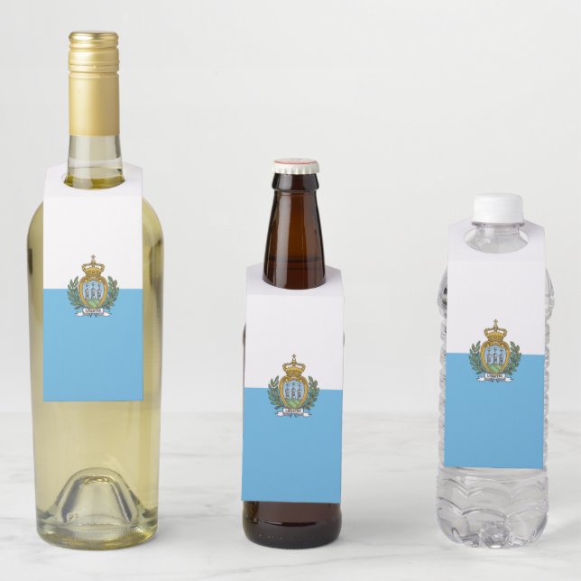 Colgador Para Botellas bandera de San Marino (In situ)