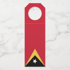 Colgador Para Botellas Bandera de Timor Oriental