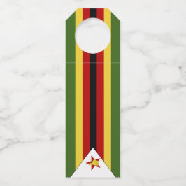 Colgador Para Botellas Bandera de Zimbabue