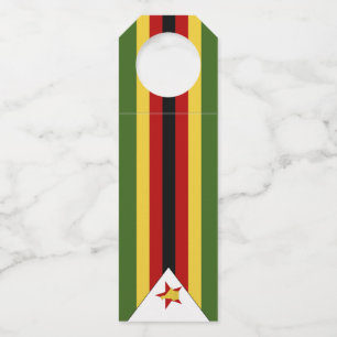 Colgador Para Botellas Bandera de Zimbabue