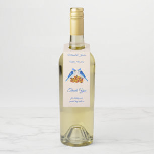 Colgador Para Botellas Beso de Arrulladores de Casamiento Otoñal Personal