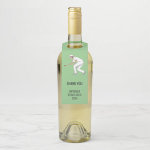 Colgador Para Botellas Bochas sobre césped
