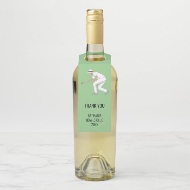 Colgador Para Botellas Bochas sobre césped (En botella)