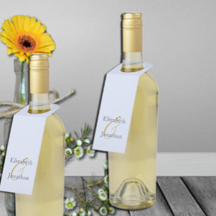 Colgador Para Botellas Boda azul opulento
