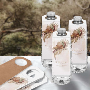Colgador Para Botellas Boda Boho Oasis Floral ID959