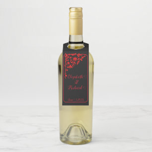 Colgador Para Botellas Boda gótico oscuro