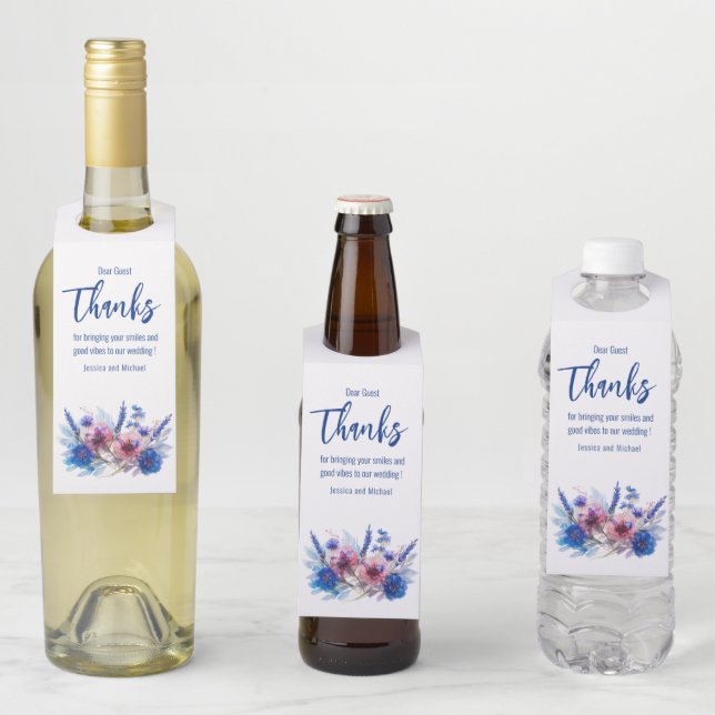 Colgador Para Botellas Boda Gracias (In situ)