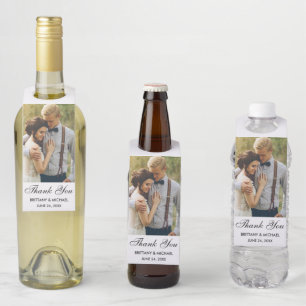 Colgador Para Botellas Boda moderno Gracias Foto