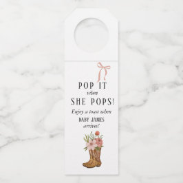 Colgador Para Botellas Boots and Bows POP IT 