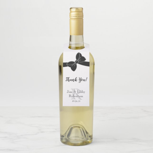 COLGADOR PARA BOTELLAS BOTELLA ELEGANTE HANGER_THANK USTED MONOGRAMA Y (En botella)