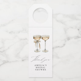 Colgador Para Botellas Brunch & Bubbly Desayuno Champán Agradecimiento De