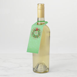 Colgador Para Botellas Cambia TODO el texto Organización Fiesta de Navida