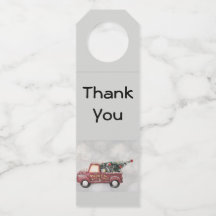 camión vintage rojo sobre un fondo bokeh gris