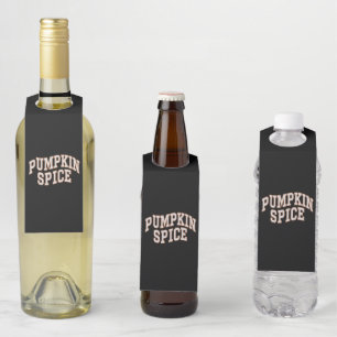 Colgador Para Botellas Camiseta de Otoño con Especias de Calabaza Día de