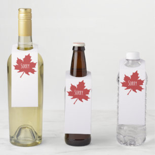 Colgador Para Botellas Canadiense gracioso