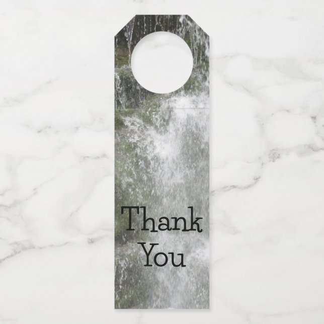 Colgador Para Botellas Cascada La Chute en el Parque Nacional Forillon (Anverso)