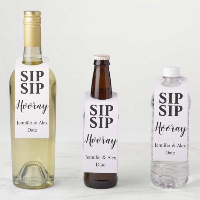 Colgador Para Botellas Celebración Sip Sip Hooray (In situ)