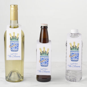 Colgador Para Botellas Chinoiserie Watercolor Wine Ice Bucket
