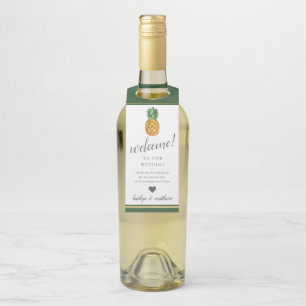 Colgador Para Botellas Colección de Bodas de piña tropical