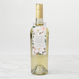 Colgador Para Botellas Colgante de botella de bienvenida Magnolia