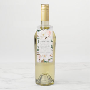 Colgador Para Botellas Colgante de botella de bienvenida Magnolia