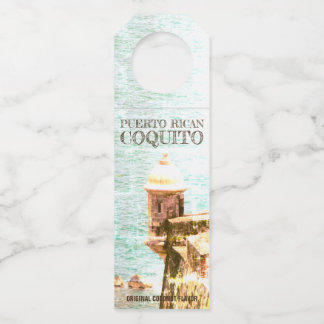 Colgador Para Botellas Coquito Clásico El Morro de Puerto Rico