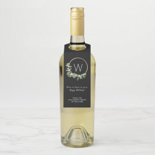 Colgador Para Botellas Corona de Navidad moderna regalo corporativo para