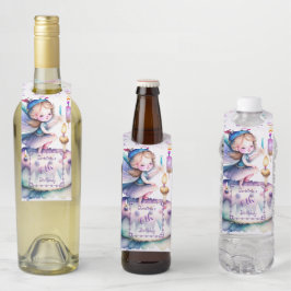 Colgador Para Botellas Cumpleaños Feliz Hada 01
