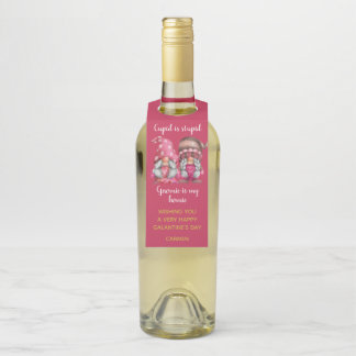 Colgador Para Botellas Cupido Es Tonta Gnomos de Chica Galantina
