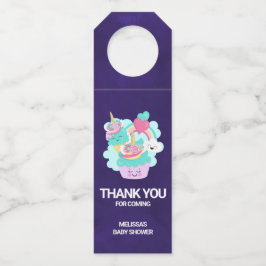 Colgador Para Botellas Cute Cupcake y Feliz Helado Gracias