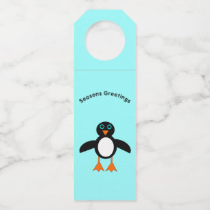 Colgador Para Botellas Cute pingüino personalizado