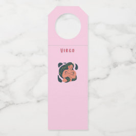 Colgador Para Botellas Cute Virgo, zodiaco, impresión de signo estelar
