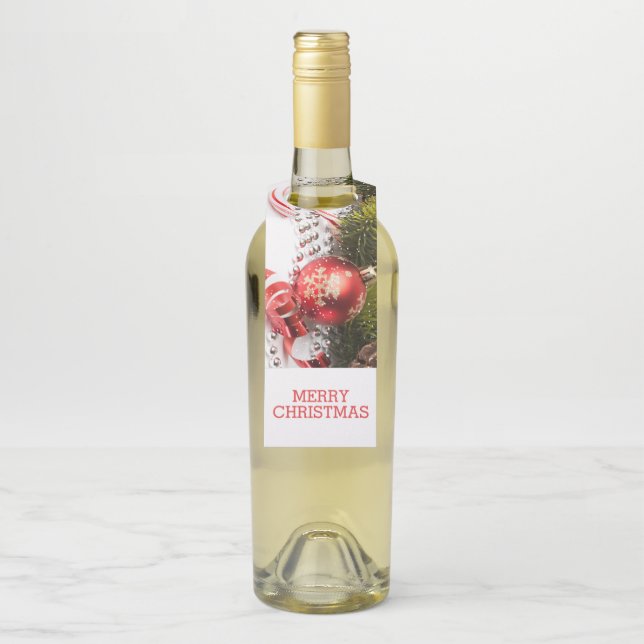 Colgador Para Botellas Decor de navidades (En botella)