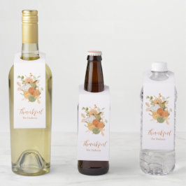 Colgador Para Botellas Día de Acción de Gracias