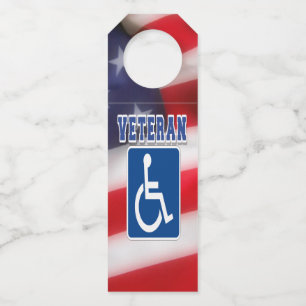 Colgador Para Botellas Discapacitado Veterano Discapacitado USA