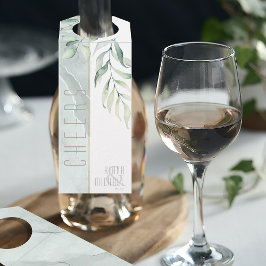 Colgador Para Botellas Dreamy Greenery Cheers Green/Blue ID817