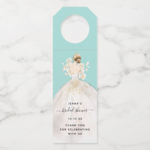 Colgador Para Botellas Ducha de novia ilustrada de Magnolia