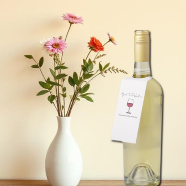 Colgador Para Botellas Edad A Perfección Vino 60 cumpleaños (Subido por el creador)