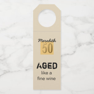 Colgador Para Botellas Edad como un buen vino