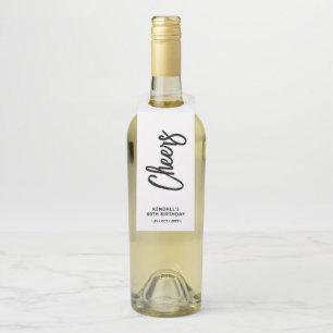 Colgador Para Botellas Elegancia en negro y blanco con pinceladas de letr