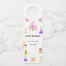 Colgador Para Botellas Elegant Princess Birthday Celebration