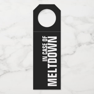 Colgador Para Botellas EN FUNDA de MELTDOWN en negro