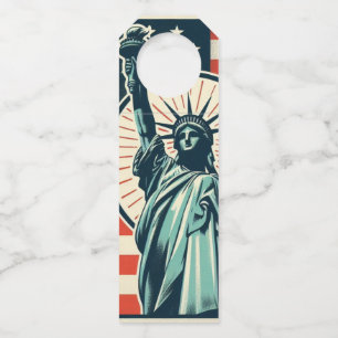 Colgador Para Botellas Estatua de la Libertad antigua