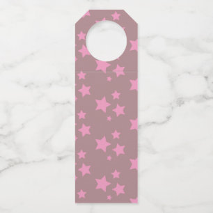 Colgador Para Botellas Estrellas rosadas Diseño moderno