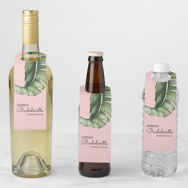 Colgador Para Botellas Favor de soltera de hoja de plátano Modernidad de  (In situ)